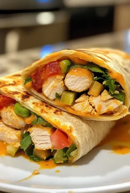Quick Easy Southwest Chicken Wrap