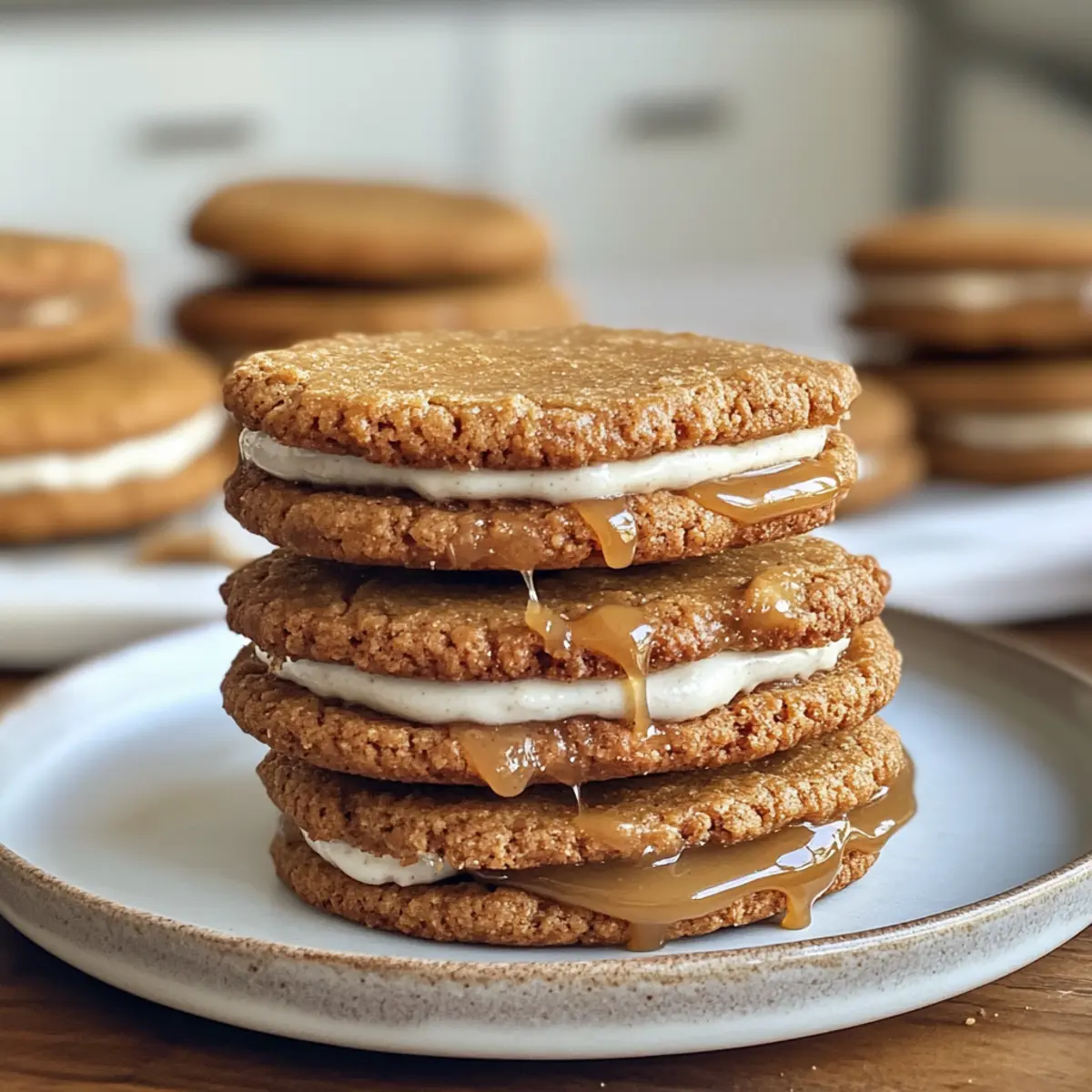 Irresistible Delicious Apple Butter Sandwich Cookies with Creamy Filling