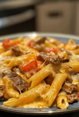 Savory Easy Philly Cheesesteak Pasta