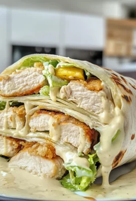 Creamy & Juicy Ultimate Chicken Caesar Salad Wrap