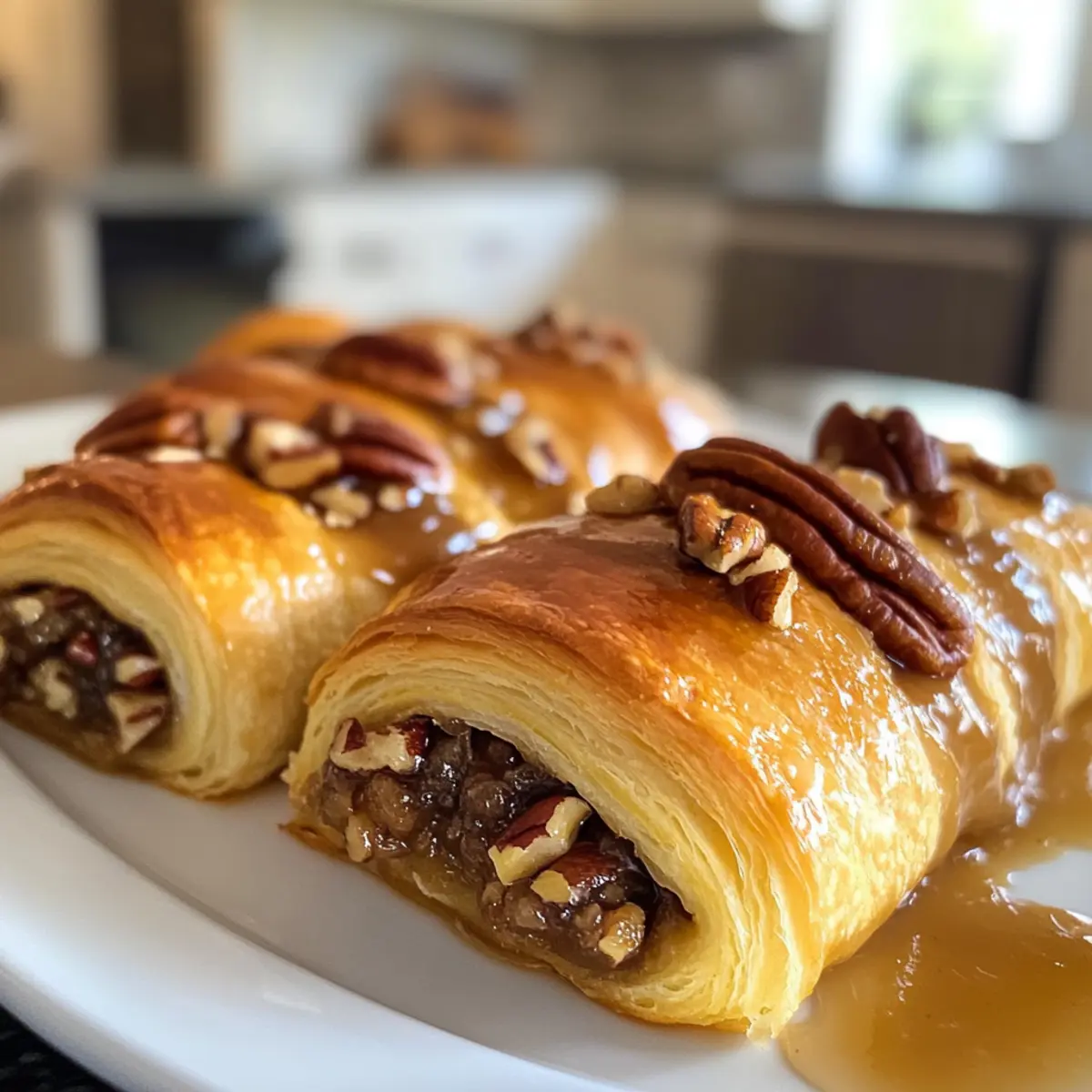Decadent Buttery Crescent Rolls with Pecan Filling