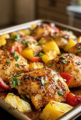 Succulent Sheet Pan Hawaiian Chicken with Pineapple and Peppers