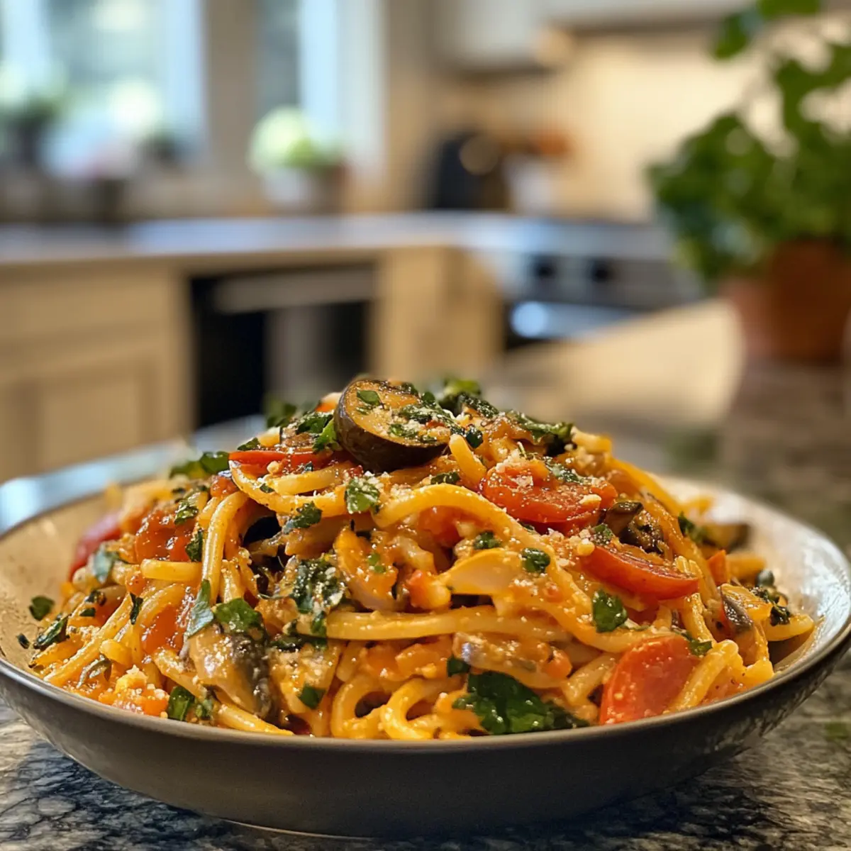 Quick Easy One-Pot Veggie Pasta