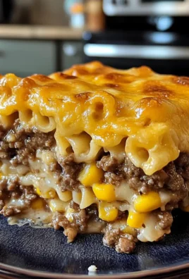Cheesy Ultimate Ranch Rotini Bake with Beef and Sweet Corn Recipe