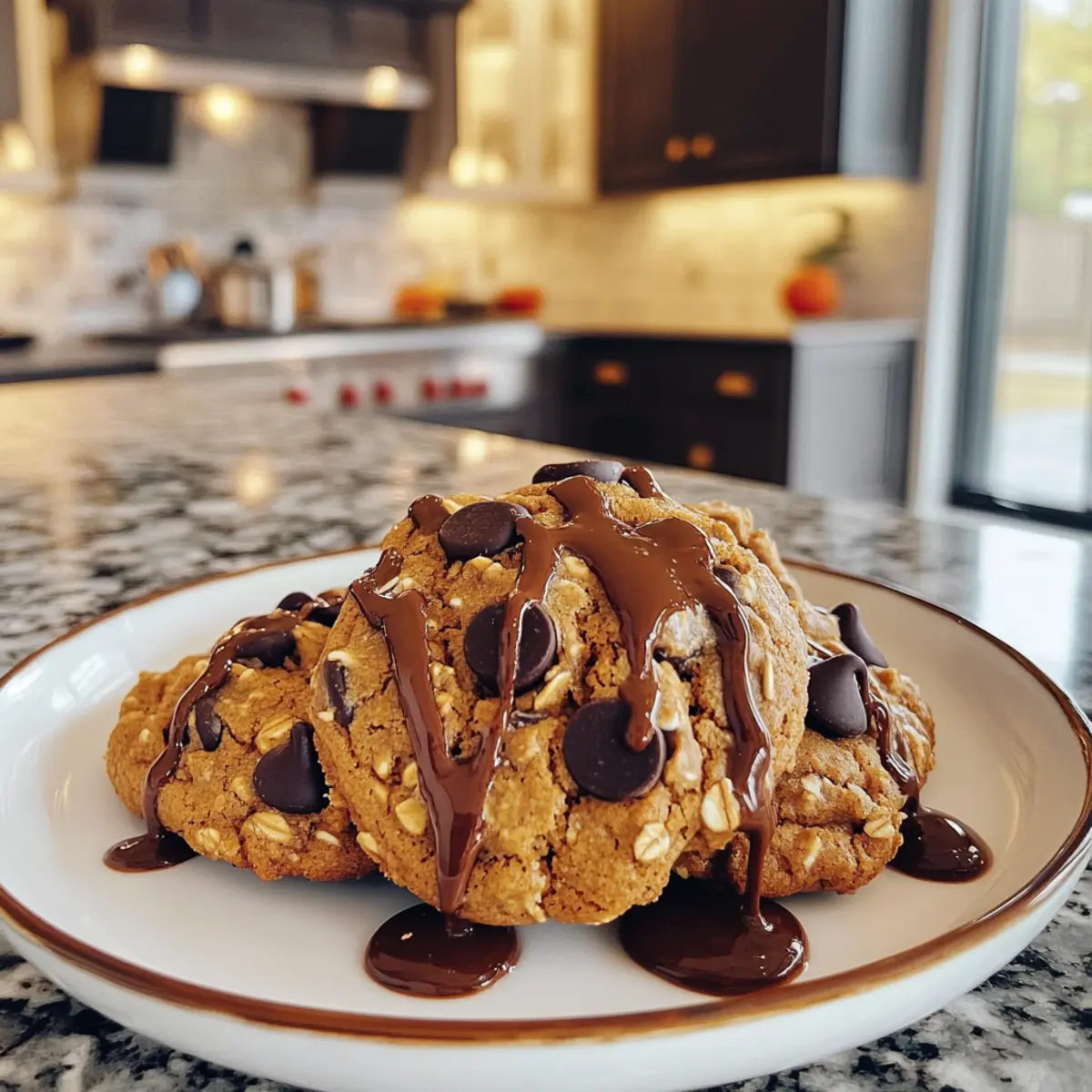 Irresistible Brown Butter Pumpkin Oatmeal Chocolate Chip Cookies