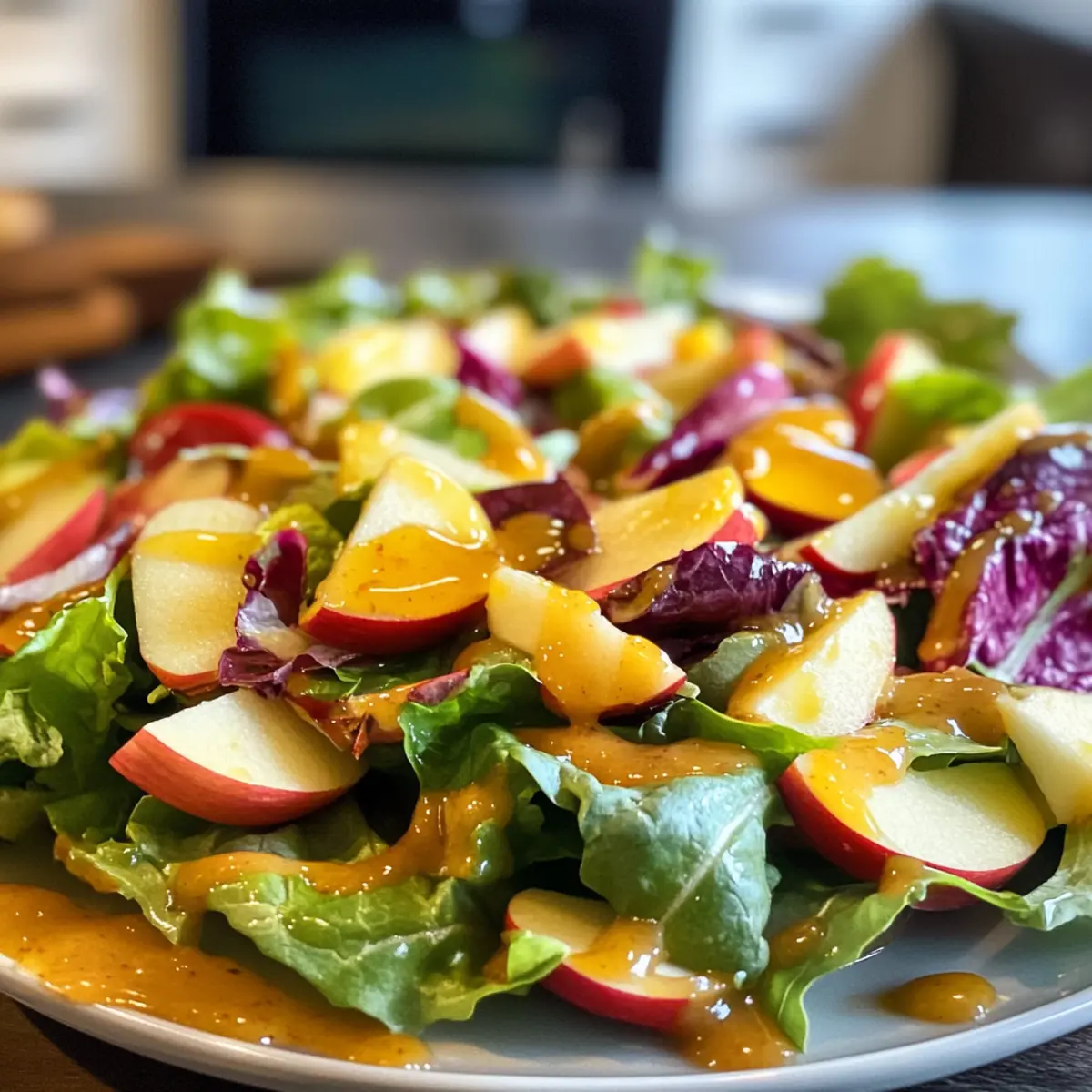 Delicious Honeycrisp Harvest Salad Recipe with Savory Apple Vinaigrette