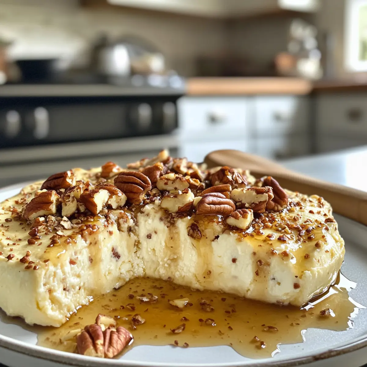 Savory Delicious Baked Feta Dip with Fig Jam and Pecans