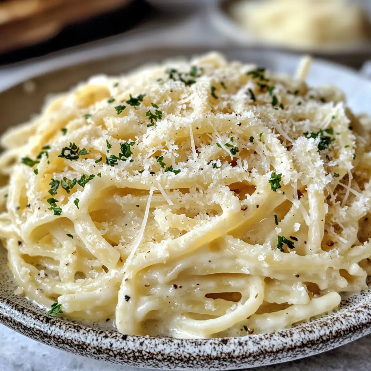 Creamy Easy One Pot Garlic Parmesan Pasta in 30 Minutes or Less