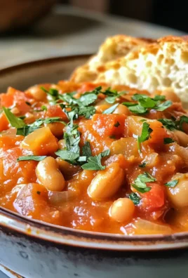 Rich Creamy Vegan Tomato White Bean Stew in 25 Minutes or Less