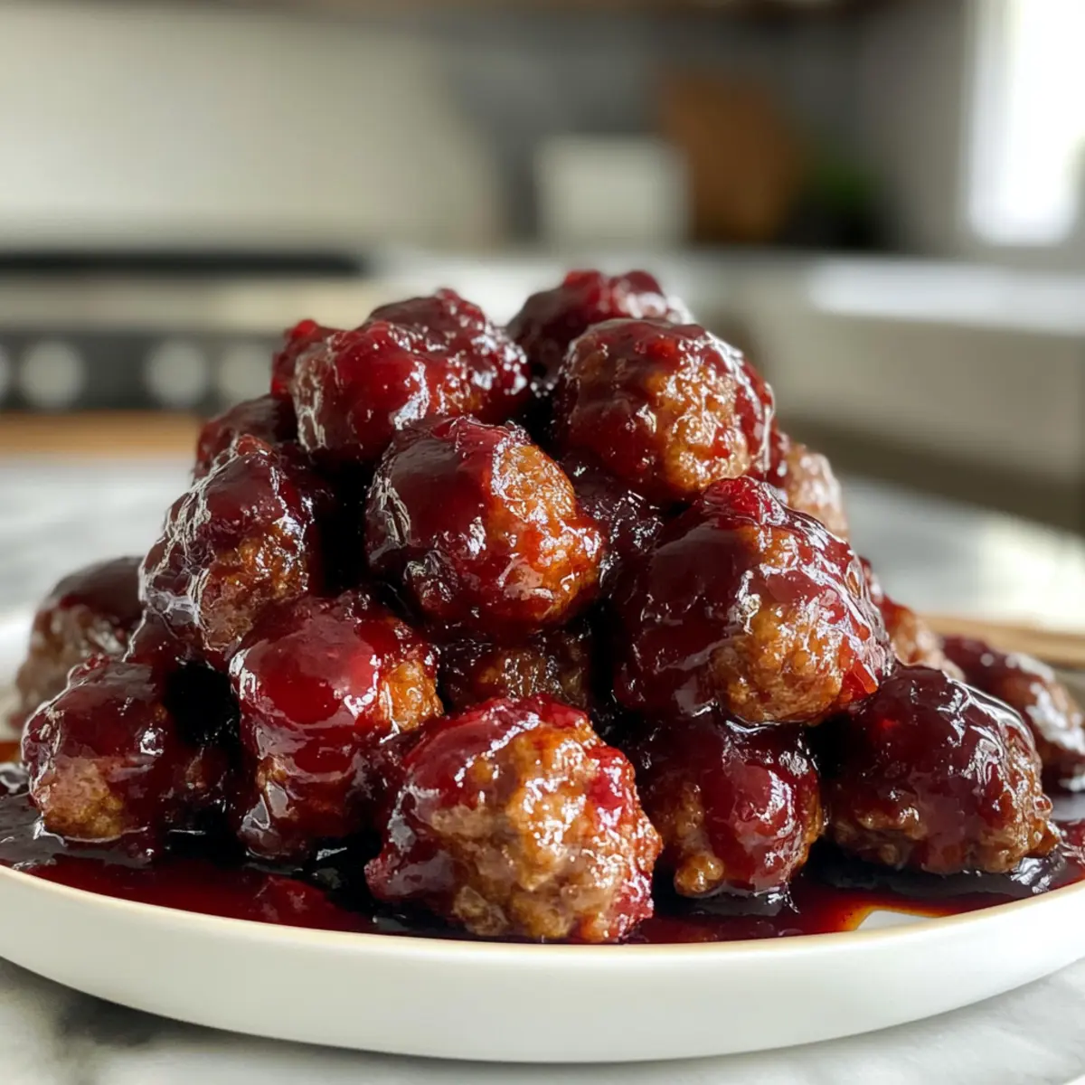 Easy Delicious Cranberry Meatballs