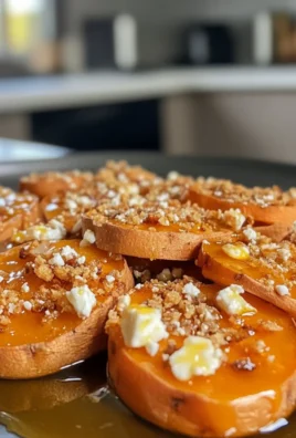 Delectable Sweet Potato Rounds with Honey & Feta Crumble