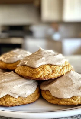 Irresistible Soft Pumpkin Cookies with Creamy Cinnamon Frosting