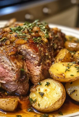 Flavorful Greek Slow Roast Leg of Lamb with Perfect Potatoes