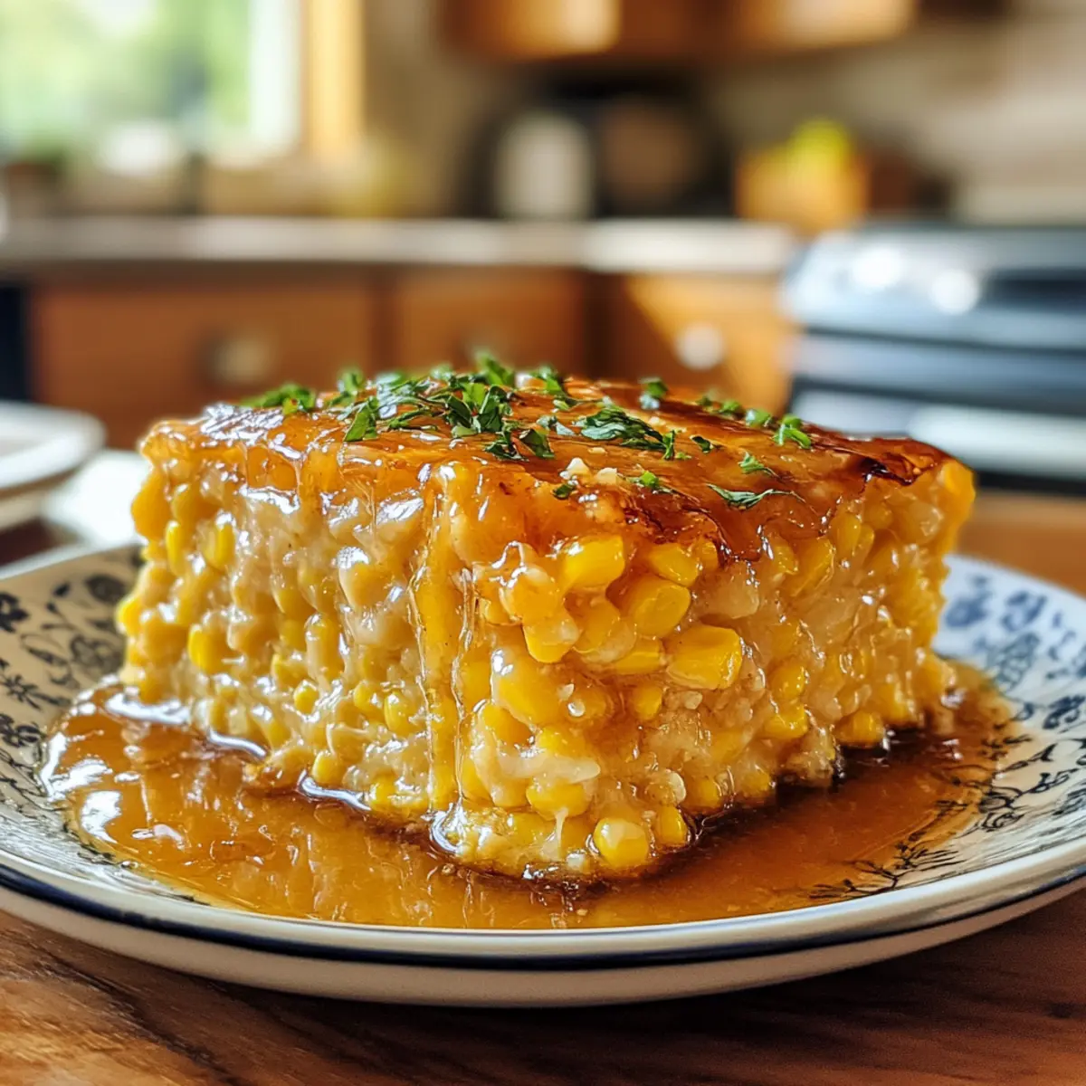 Delectable Honey-Glazed Corn Casserole