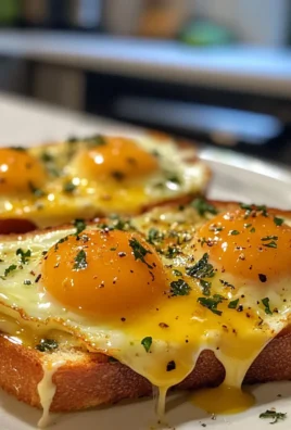 Savory Cheesy Egg Toast