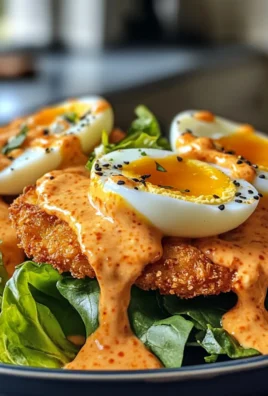 Savory Delicious Fried Egg Salad Recipe with Spicy Mayo in 15 Minutes