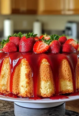 Ultimate Strawberry Cheesecake Pound Cake