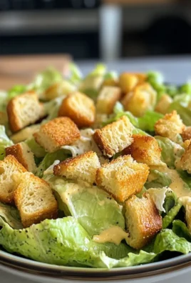 Delicious Ultimate Classic Caesar Salad Recipe with Homemade Croutons