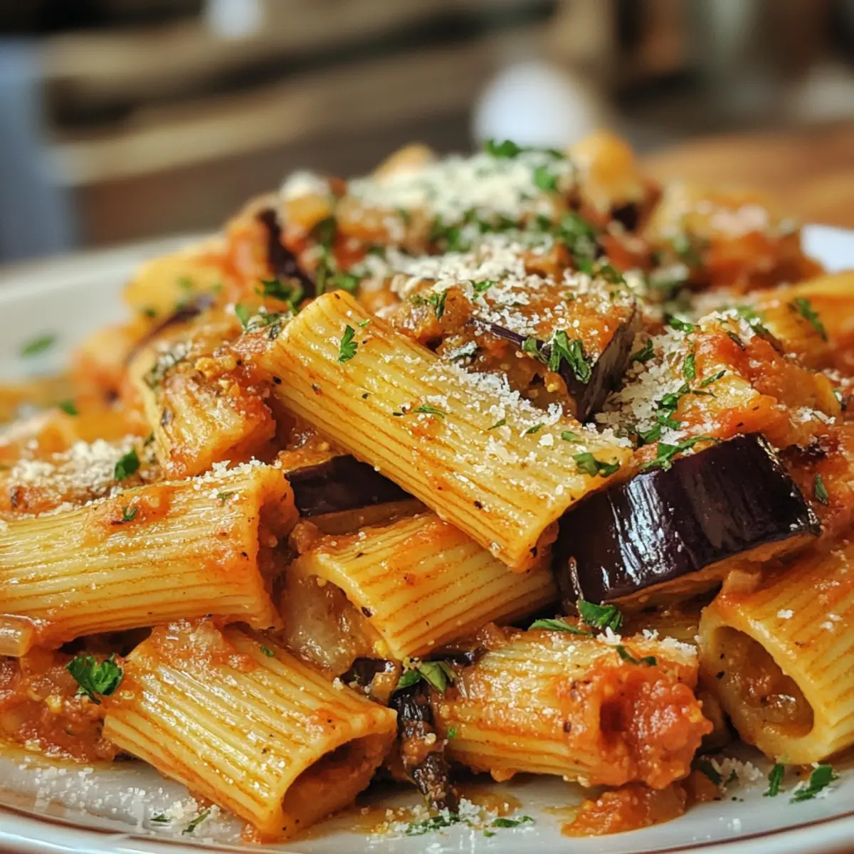 Delectable Roasted Eggplant Pasta Recipe: Pasta alla Norma
