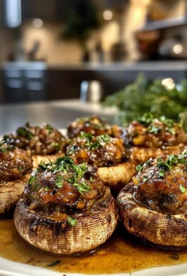 Ultimate Christmas Stuffed Mushrooms