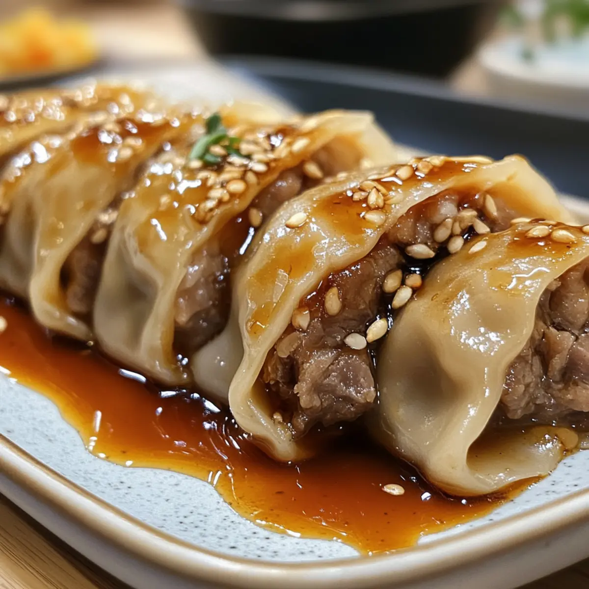 Delicious Irresistible Spicy Beef Dumpling Rolls