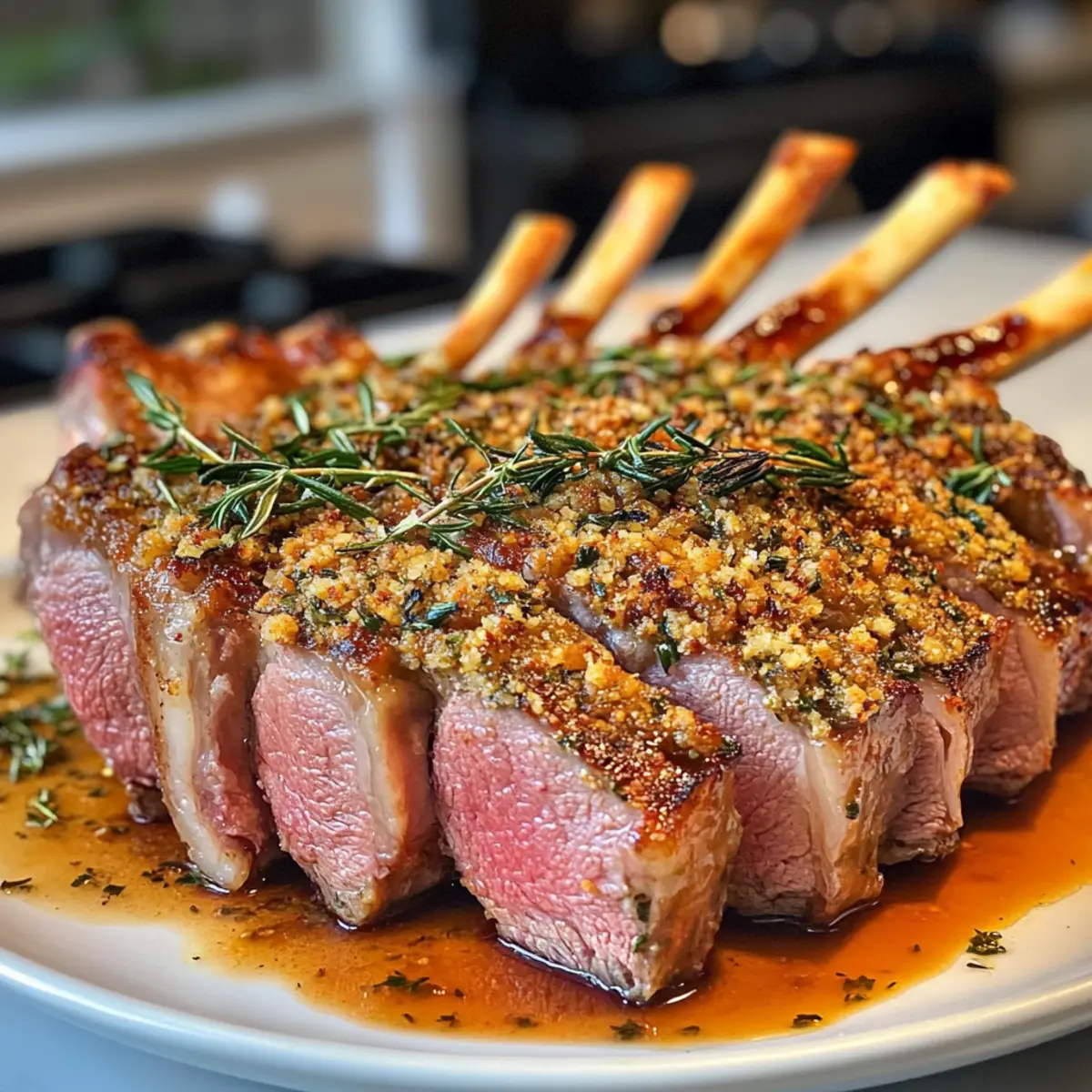 Savory Herb-Crusted Rack of Lamb