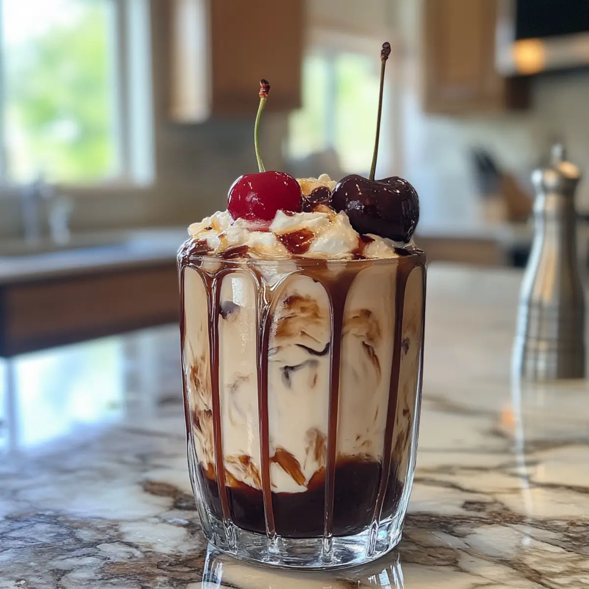 Rich Cherry Vanilla Iced Latte