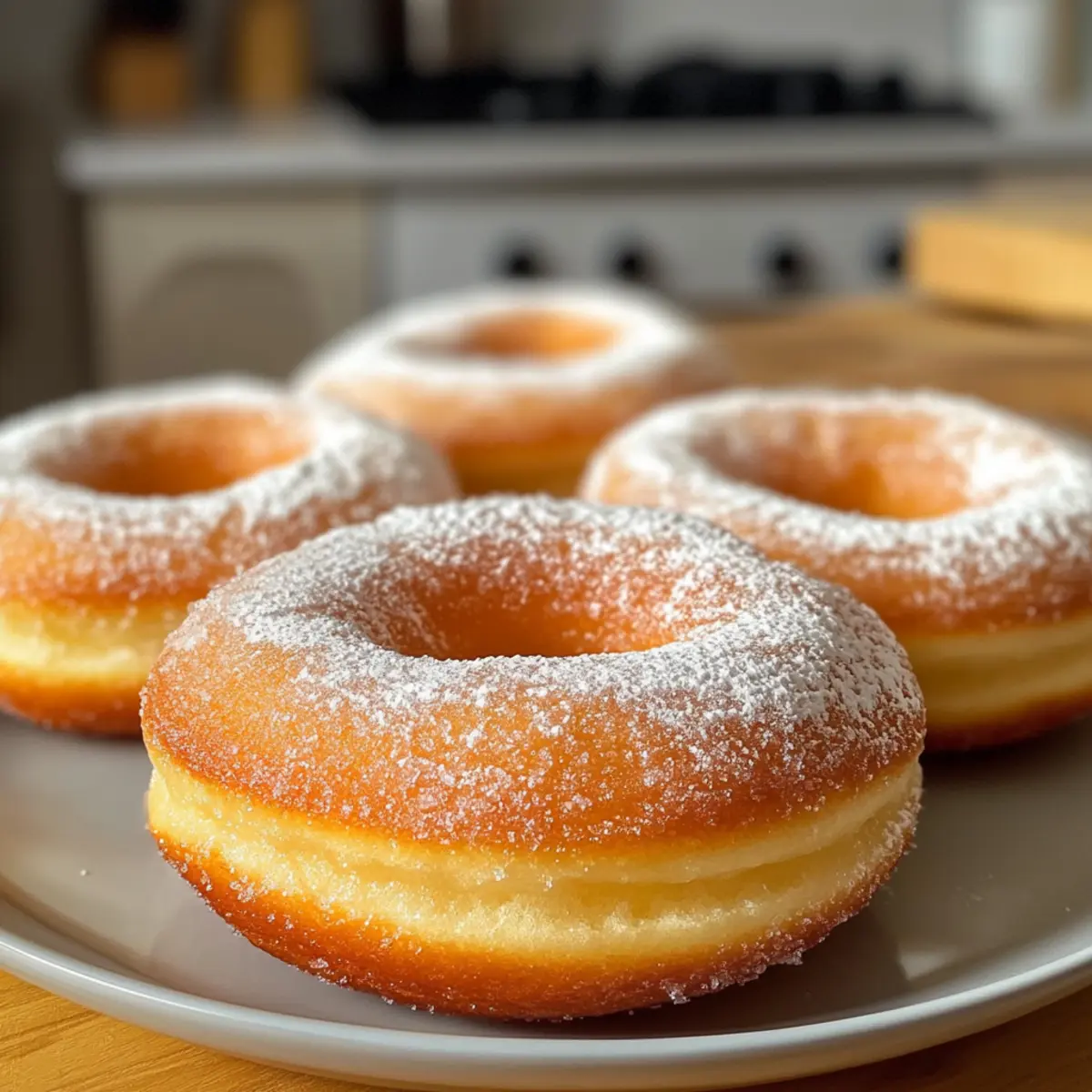 Delicious Fluffy Homemade Powdered Sugar Donuts Recipe in 22 Minutes
