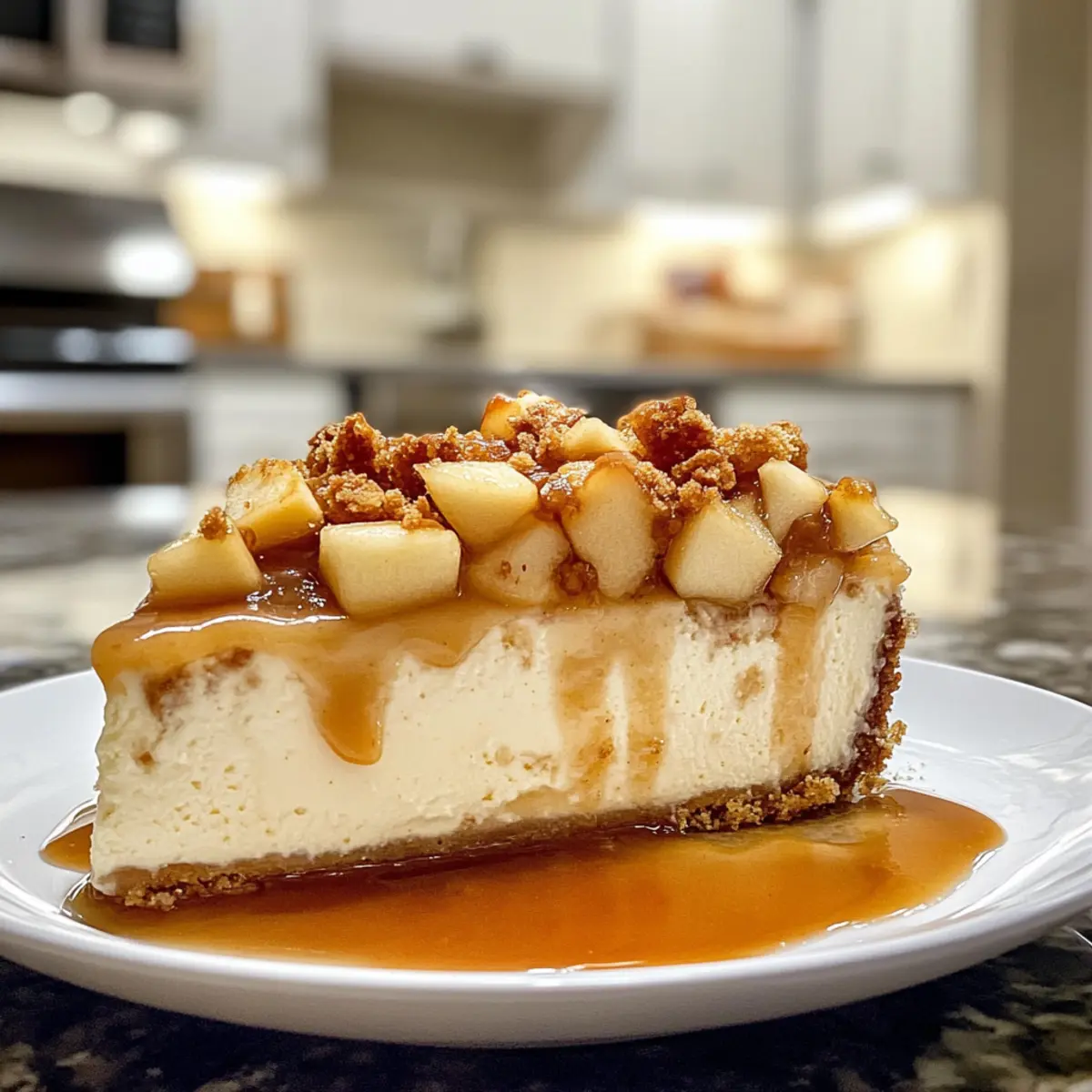 Decadent Perfect Apple Crisp Cheesecake Recipe