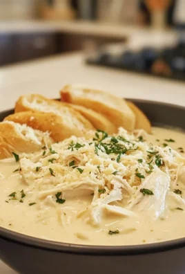 Cozy Creamy Chicken Alfredo Soup