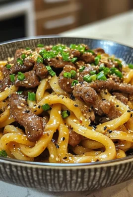 Quick and Flavorful Beef Black Pepper Udon