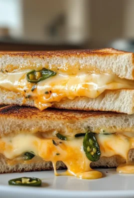 Ultimate Cheesy Jalapeno Popper Grilled Cheese Sandwich