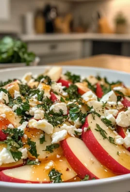 Savory Autumn Harvest Honeycrisp Apple and Feta Salad