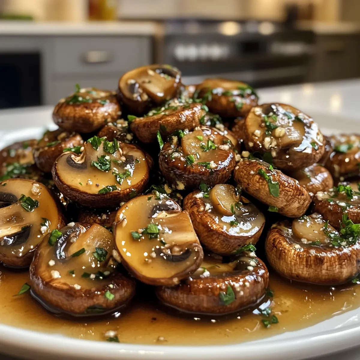 Savory Sizzling Garlic Butter Mushrooms