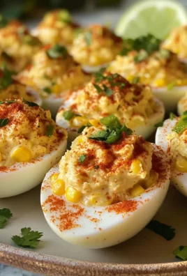 Delectable Mexican Street Corn Deviled Eggs