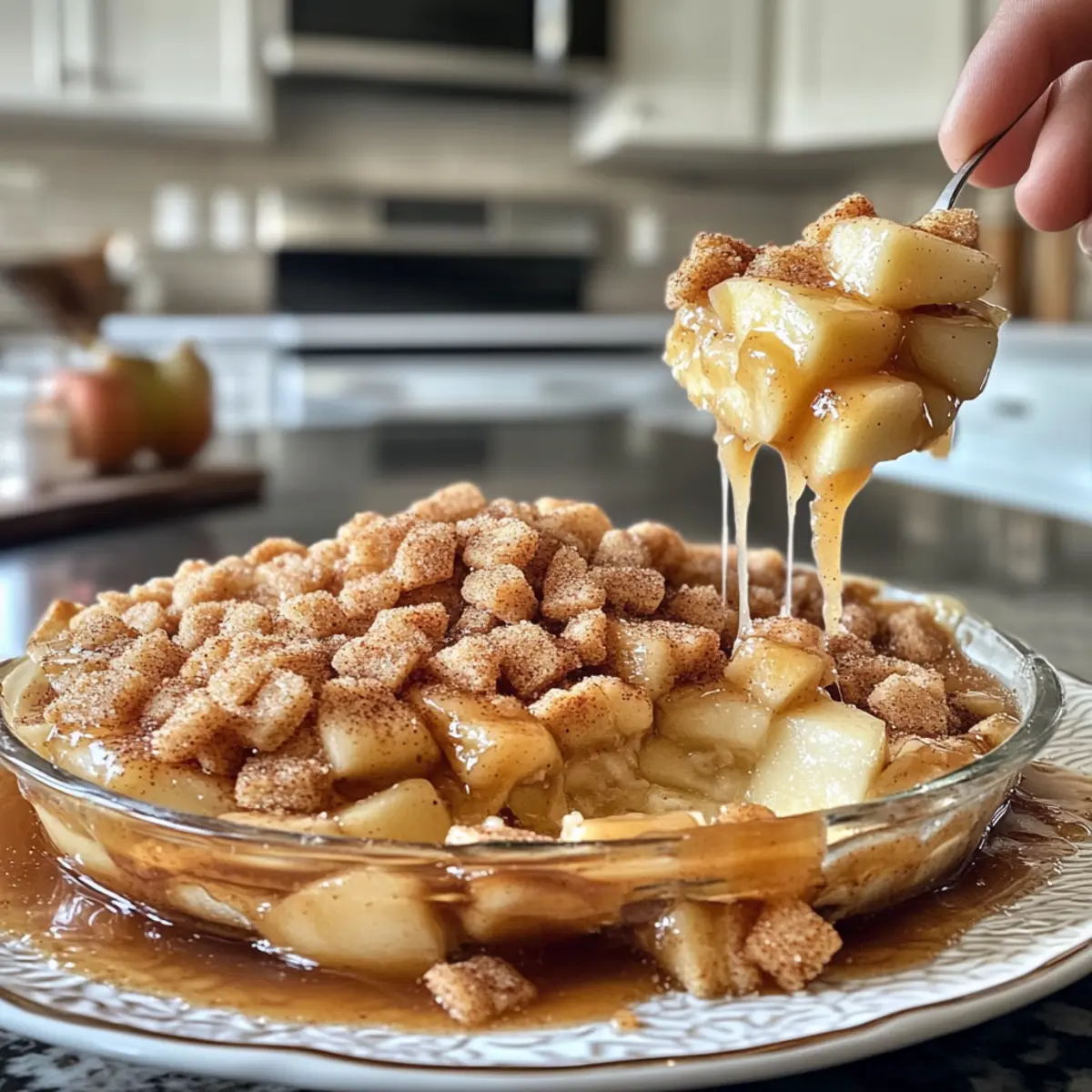 Delectable Apple Pie Dip with Cinnamon Sugar Chips