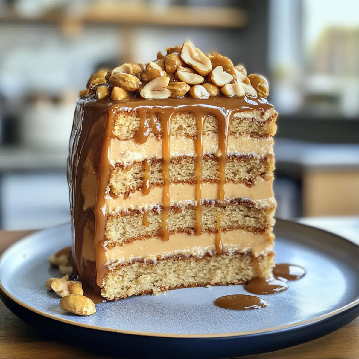Decadent Rich Peanut Butter Layer Cake Recipe for True Peanut Lovers