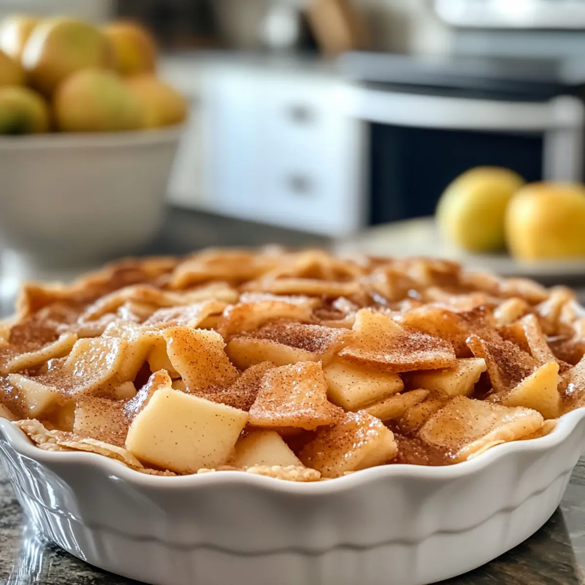 Delectable Apple Pie Dip with Cinnamon Sugar Chips