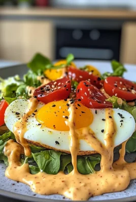 Delectable Fried Egg Salad Recipe with Spicy Mayo in 15 Minutes