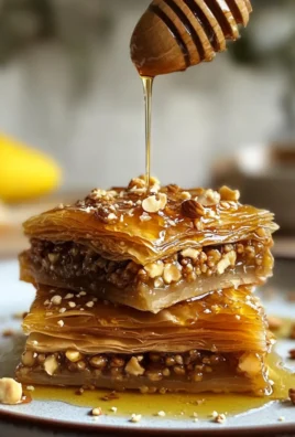 Delicious Easy Greek Baklava Recipe with Nutty Layers and Honey Drizzle