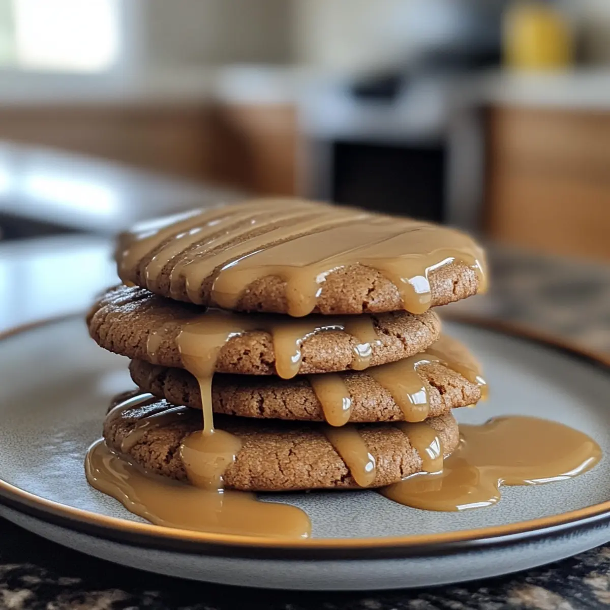 Delectable Soft Gingerbread Cookies with Maple Glaze