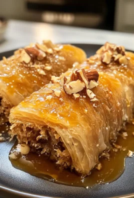 Decadent Kataifi Walnut Rolls