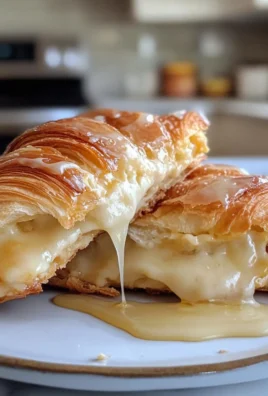 Decadent Cheesy Croissant Sandwiches with Honey Butter Glaze