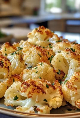 Savory Garlic-Parmesan Roasted Cauliflower