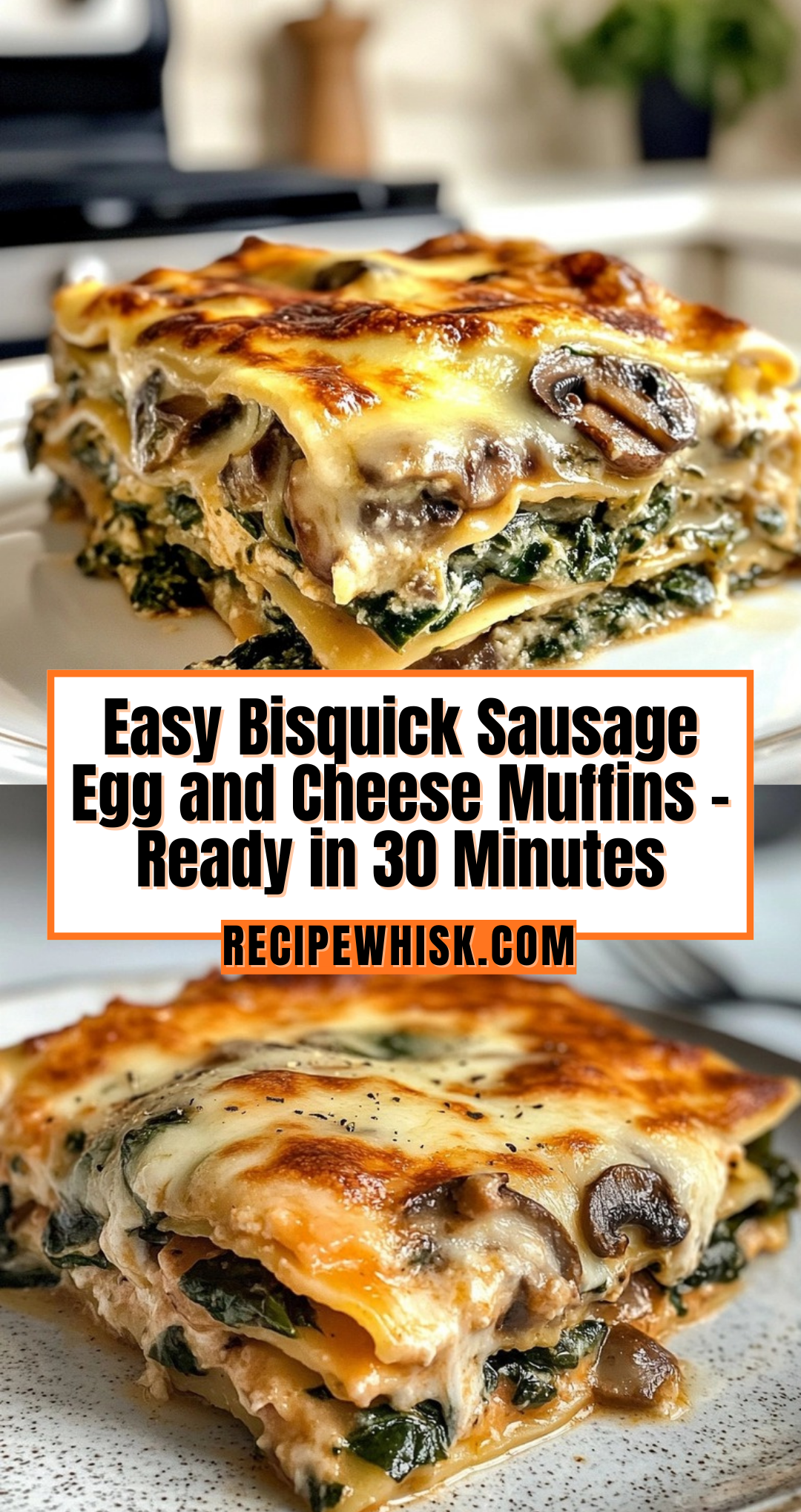 Mushroom And Spinach Lasagna Recipe