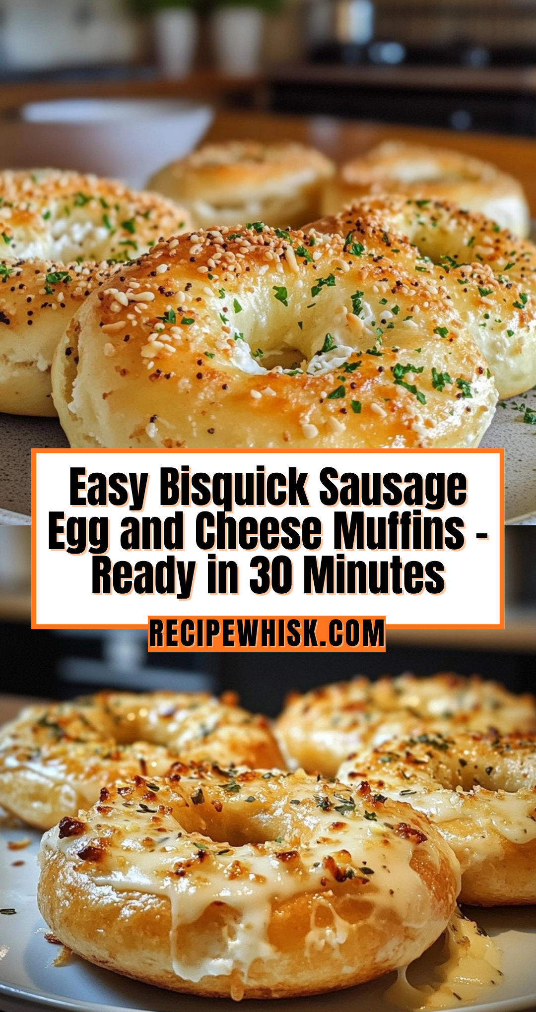 Garlic-Parmesan Cottage Cheese Bagels