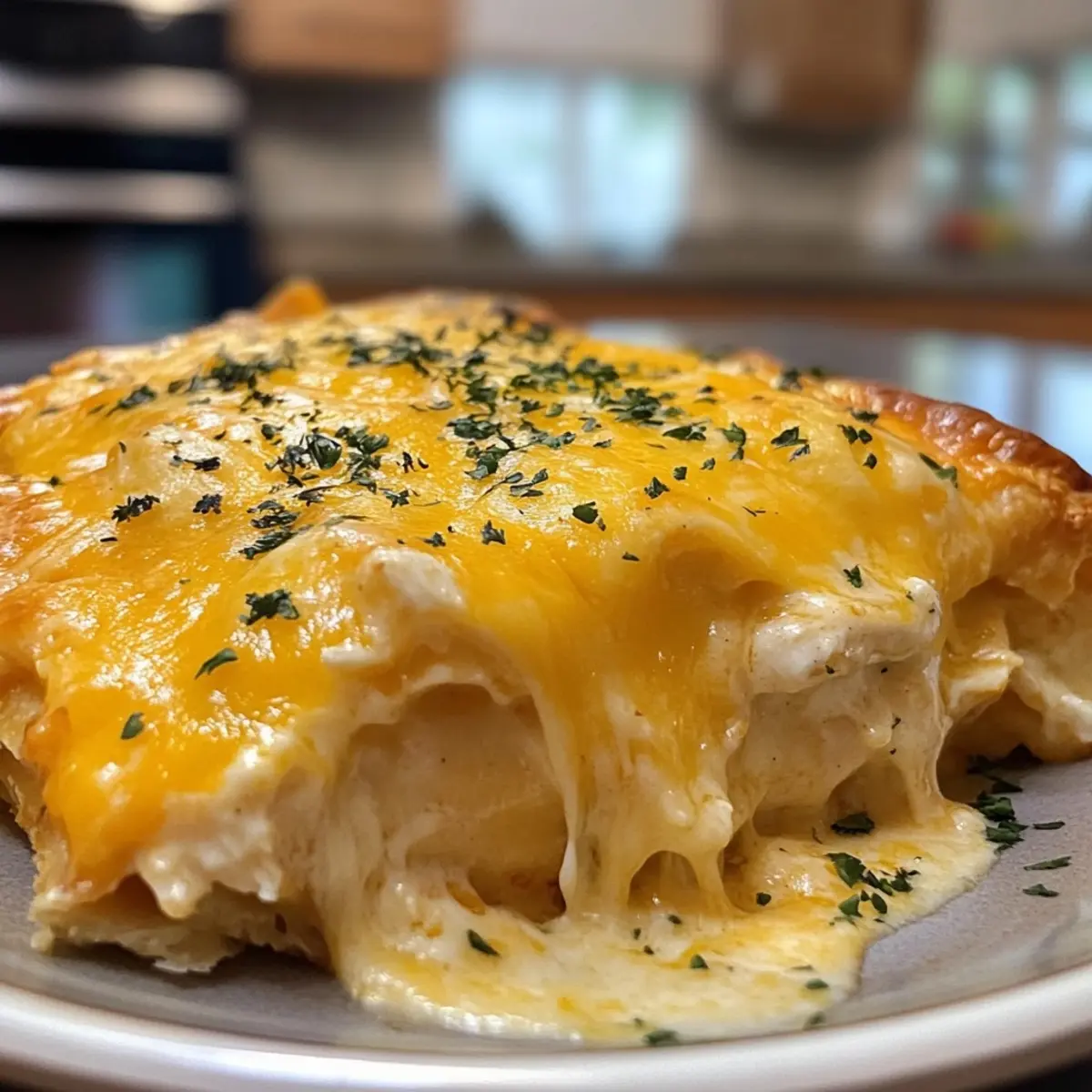 Cheesy Chicken Crescent Bake