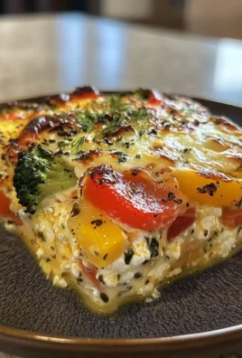 High-Protein Veggie Bake with Cottage Cheese