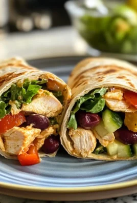 Mediterranean Chicken Wraps