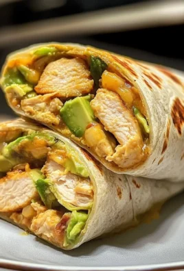 Quick & Easy Chicken Avocado Wrap